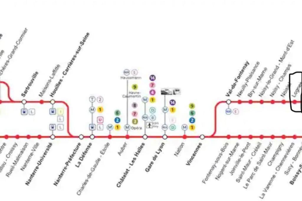 Appartamento Tres Bel Entre Paris Et Disneyland *